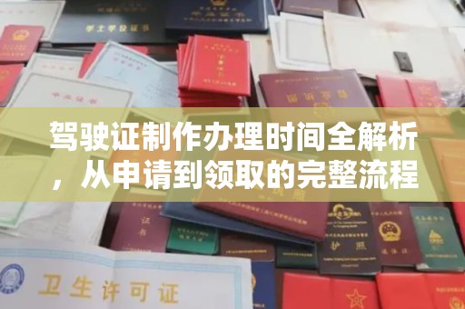 荔湾驾驶证制作办理时间全解析，从申请到领取的完整流程